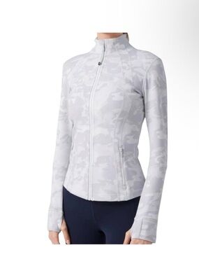 NWT size 12 Lululemon Define Jacket in python multi (gray camo)